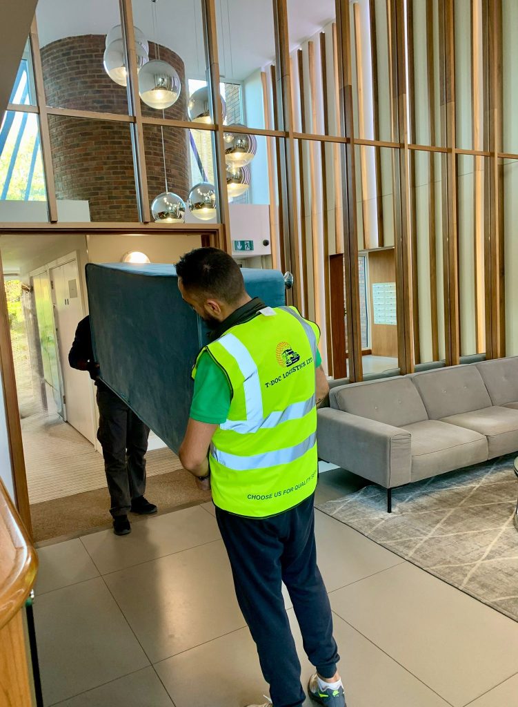 T-Doc Logistics team moving furniture